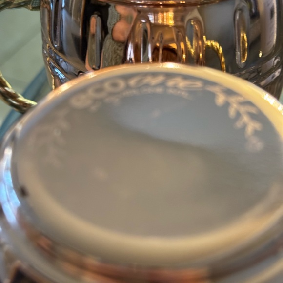 Moscow Mule Set of 2 Copper Barrel Mugs by Silver 1 Internatl. - Picture 6 of 8